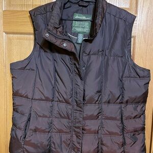 Eddie Bauer Dark Brown Quilted Jacket